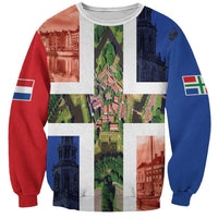 Netherlands Groningen Province Sweatshirt Flag Style