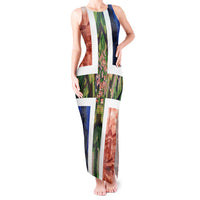 Netherlands Groningen Province Tank Maxi Dress Flag Style