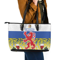 Netherlands Limburg Province Leather Tote Bag Flag Style