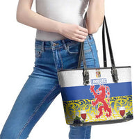 Netherlands Limburg Province Leather Tote Bag Flag Style