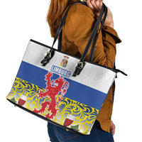 Netherlands Limburg Province Leather Tote Bag Flag Style