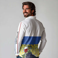 Netherlands Limburg Province Long Sleeve Polo Shirt Flag Style