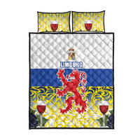 Netherlands Limburg Province Quilt Bed Set Flag Style
