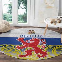 Netherlands Limburg Province Round Carpet Flag Style
