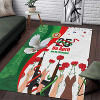 Portugal Carnation Revolution Area Rug Dia Da Liberdade 25 De April