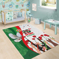 Portugal Carnation Revolution Area Rug Dia Da Liberdade 25 De April