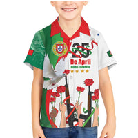 Portugal Carnation Revolution Family Matching Mermaid Dress and Hawaiian Shirt Dia Da Liberdade 25 De April