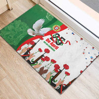 Portugal Carnation Revolution Rubber Doormat Dia Da Liberdade 25 De April