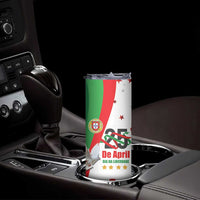 Portugal Carnation Revolution Skinny Tumbler Dia Da Liberdade 25 De April