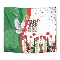 Portugal Carnation Revolution Tapestry Dia Da Liberdade 25 De April