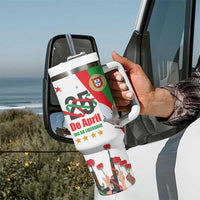 Portugal Carnation Revolution Tumbler With Handle Dia Da Liberdade 25 De April