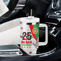 Portugal Carnation Revolution Tumbler With Handle Dia Da Liberdade 25 De April