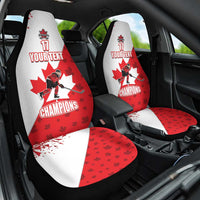 Custom Canada Ice Hockey Champions Forever Car Seat Cover Sporty Style