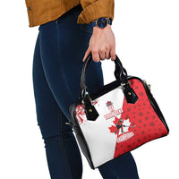 Custom Canada Ice Hockey Champions Forever Shoulder Handbag Sporty Style