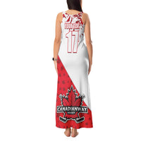 Custom Canada Ice Hockey Champions Forever Tank Maxi Dress Sporty Style
