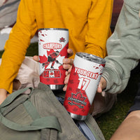 Custom Canada Ice Hockey Champions Forever Tumbler Cup Sporty Style