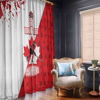 Custom Canada Ice Hockey Champions Forever Window Curtain Sporty Style