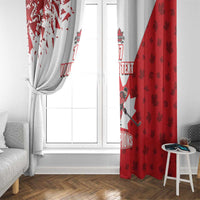 Custom Canada Ice Hockey Champions Forever Window Curtain Sporty Style