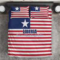 Liberia Flag Style Bedding Set The Love of Liberty Brought Us Here