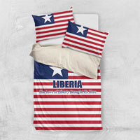 Liberia Flag Style Bedding Set The Love of Liberty Brought Us Here