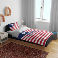 Liberia Flag Style Bedding Set The Love of Liberty Brought Us Here