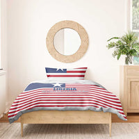 Liberia Flag Style Bedding Set The Love of Liberty Brought Us Here