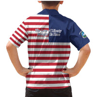 Liberia Flag Style Family Matching Mermaid Dress and Hawaiian Shirt The Love of Liberty Brought Us Here