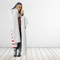 Liberia Flag Style Hooded Blanket The Love of Liberty Brought Us Here