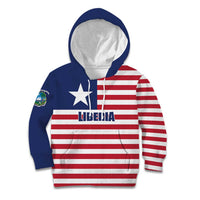 Liberia Flag Style Kid Hoodie The Love of Liberty Brought Us Here