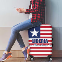 Liberia Flag Style Luggage Cover The Love of Liberty Brought Us Here