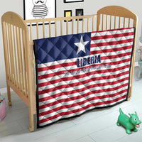 Liberia Flag Style Quilt The Love of Liberty Brought Us Here