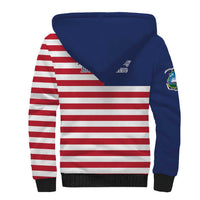 Liberia Flag Style Sherpa Hoodie The Love of Liberty Brought Us Here