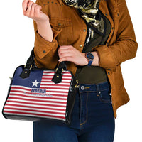 Liberia Flag Style Shoulder Handbag The Love of Liberty Brought Us Here