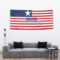 Liberia Flag Style Tapestry The Love of Liberty Brought Us Here
