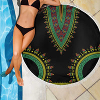 Liberia Coat of Arms Beach Blanket African Dashiki Style