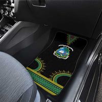 Liberia Coat of Arms Car Mats African Dashiki Style