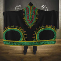 Liberia Coat of Arms Hooded Blanket African Dashiki Style