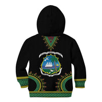 Liberia Coat of Arms Kid Hoodie African Dashiki Style