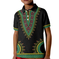 Liberia Coat of Arms Kid Polo Shirt African Dashiki Style