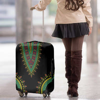 Liberia Coat of Arms Luggage Cover African Dashiki Style