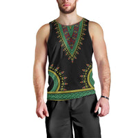 Liberia Coat of Arms Men Tank Top African Dashiki Style