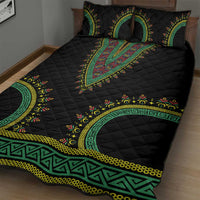 Liberia Coat of Arms Quilt Bed Set African Dashiki Style