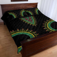 Liberia Coat of Arms Quilt Bed Set African Dashiki Style