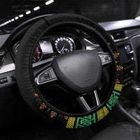 Liberia Coat of Arms Steering Wheel Cover African Dashiki Style