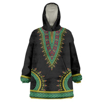 Liberia Coat of Arms Wearable Blanket Hoodie African Dashiki Style