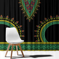 Liberia Coat of Arms Window Curtain African Dashiki Style