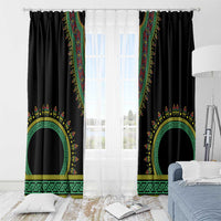Liberia Coat of Arms Window Curtain African Dashiki Style