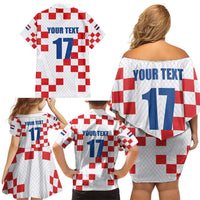 Netherlands North Brabant Province Custom Family Matching Off Shoulder Short Dress and Hawaiian Shirt