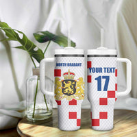 Netherlands North Brabant Province Custom Tumbler With Handle