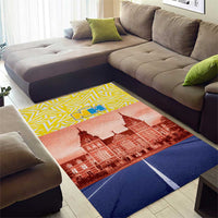 Netherlands North Holland Province Area Rug Flag Style